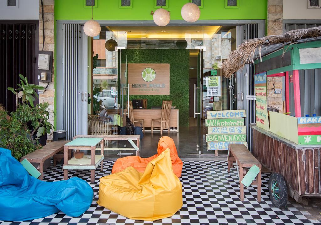 The Eco-Living Hostel Denpasar Kültér fotó